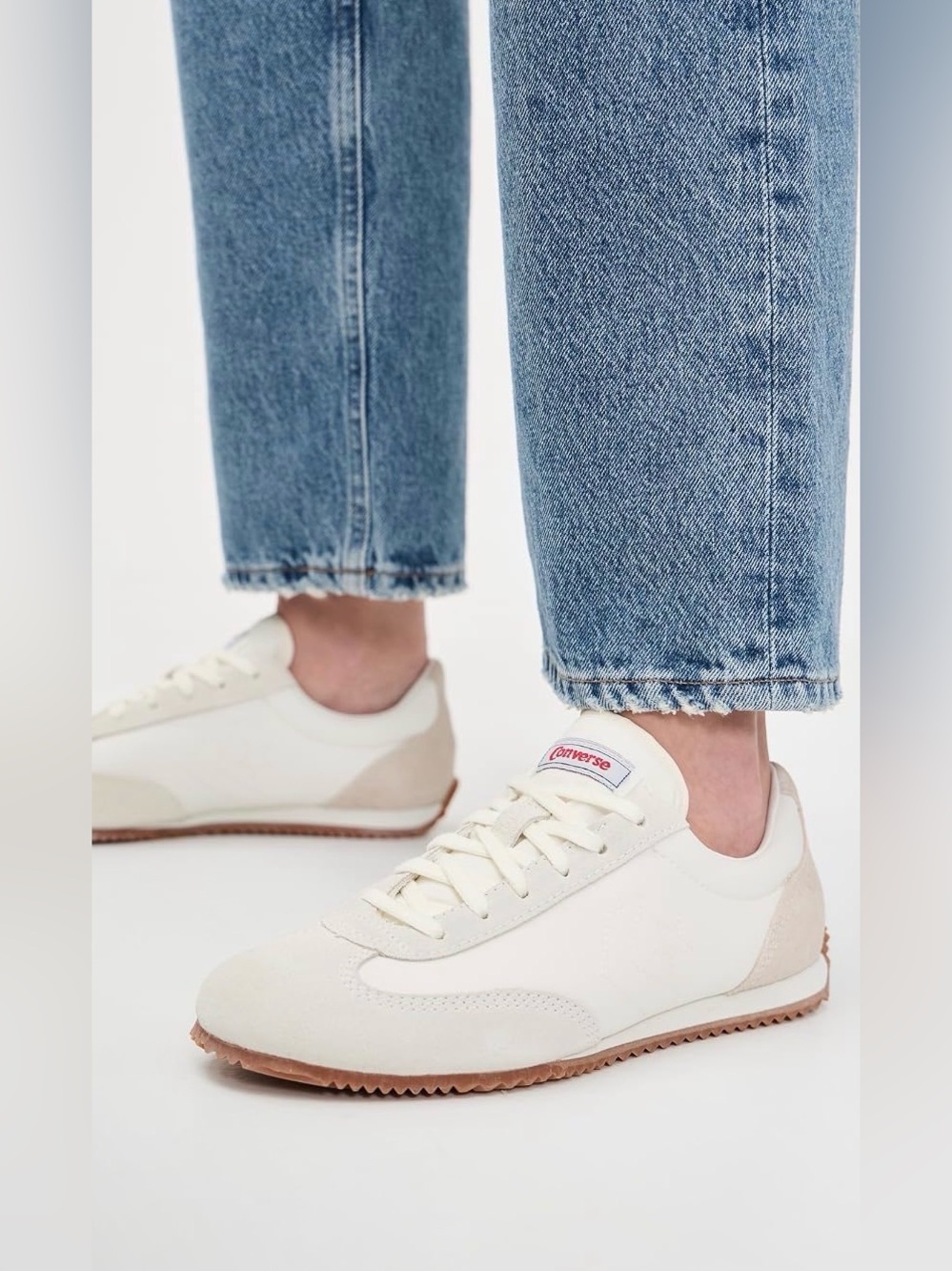 Converse Jogger Sneakers Egret/Classic Ecru size 7(woman)
